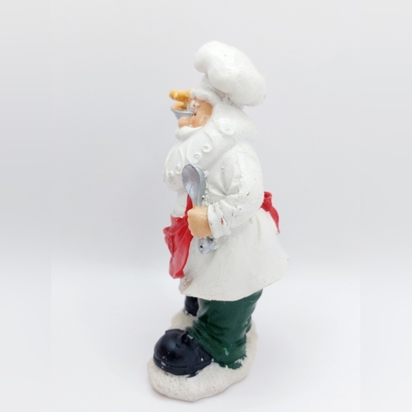 Vintage Santa‎ Chef with Turkey Figurine - Picture 2 of 6